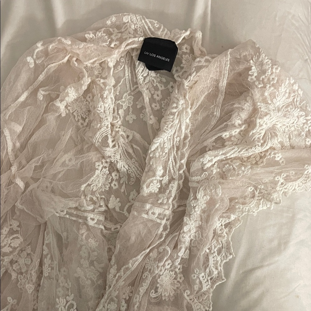 Lace Sheer Kimono